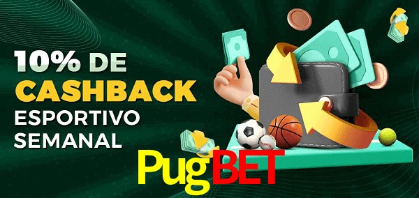 10% de bônus de cashback na Pugbet